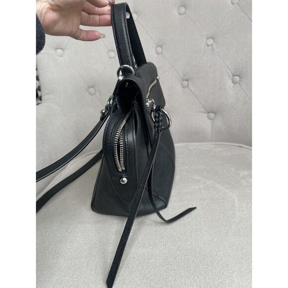 Rebecca Minkoff Gabby Crossbody Bag Satchel Black Top Handle Bag - Picture 2 of 8